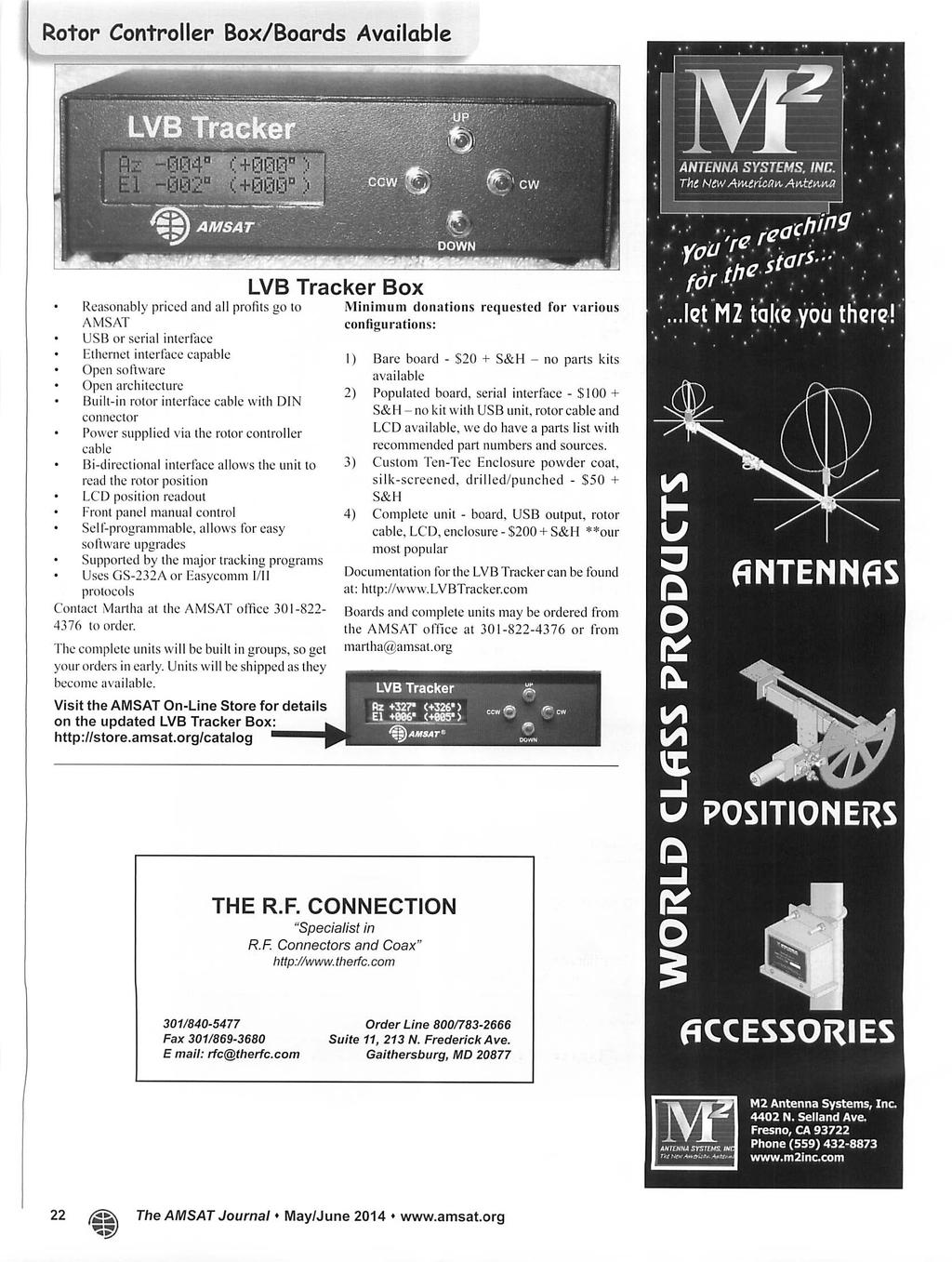 Rotor Controller Box/Boards Available ANTENNA SYSTEMS. INC.. The New American Antenna vnii /?
