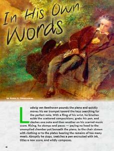 In His Own Words pp. 31 33, Expository Nonfiction Learn how Beethoven s style of classical music began a new musical era.
