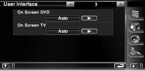 7 Vrnitev na ekran "User Interface " (Uporabniški vmesnik ). 8 Pomakne se na ekran "User Interface ". 9 Nastavitev prikaza ipod-ovega ekrana za predvajanje.
