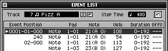 An overview of version 3.0 SEQUENCE screen Some menus are added within menu bar. SEQUENCE EDIT SYSTEM Add Pattern Track (p.