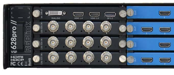 Multi-Layer Presentation Switching A fully configured VSP628pro II supports up to 16 video layers each configurable independently. Arrange layers for position and order as needed.