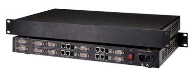 TSH 8 allows the fitting of up to eight Sender Cards of all popular types, with on board power.