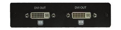 1 to 2 DVI Distribution Amplifier QU-12D DVI The QU-12D is a high performance, HDCP compliant, DVI distribution amplifier allowing one DVI input to be distributed to two displays simultaneously.