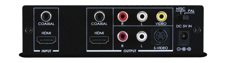 Video to PC/HD Converter CM-388M HDMI The CM-388M is designed to convert digital signals from a HDMI (or DVI and Coaxial) source to Composite Video or S-Video for NTSC or PAL systems with L/R stereo