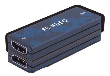 Please note that the RE-HDEQ requires power to be received via the HDMI source, so it is important to ensure that the HDMI source being used is capable of providing the standard 2W power supply via