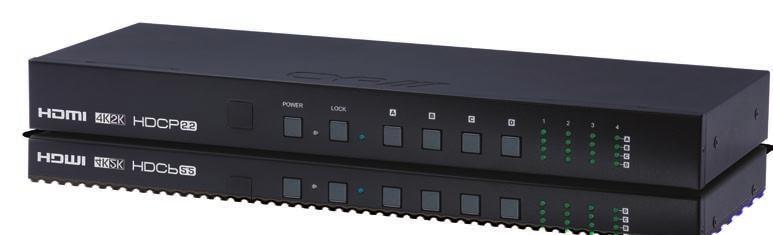 4x4 HDMI Matrix Switcher 4K, HDCP2.2, HDMI2.0 OR-44-4K22 4K 3D HDMI2.0 HDCP2.