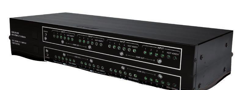4x4 HDMI Matrix Switcher OR-HD44S 3D HDMI The OR-HD44S Matrix Switcher connects four HDMI sources to four displays allowing any source to be independently displayed on any screen.
