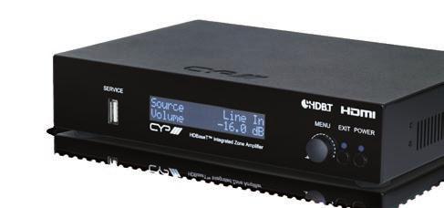 HDBaseT 2 Channel Digital AV Receiver (Repeatable) AU-A300-HBT ADC DAC HDMI HDBT PoC The AU-A300-HBT is a compact 2 channel digital receiver that is perfect for providing high quality audio