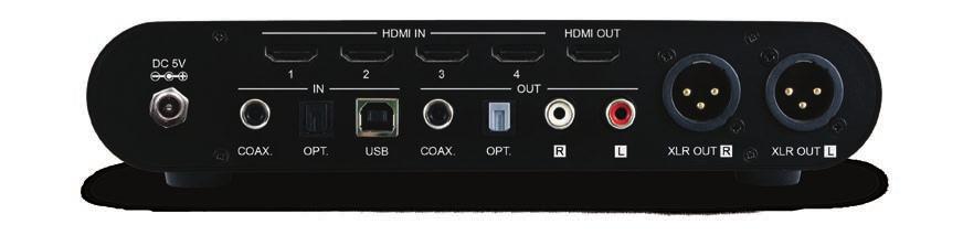 Advanced DAC with HDMI Switching and Audio Breakout (4K, HDCP2.2, HDMI2.0) AU-D250-4K22 ADC DAC 4K 3D HDMI2.0 HDCP2.