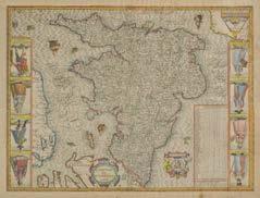 Briet (Philip), Roma Gentium Domina, published Paris, circa 1650, engraved map with contemporary outline colouring, inset map of central Italy (the area which represents the birth of the Roman