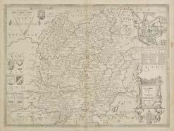 together with Morden (Robert), Glocestershire, circa 1701, hand coloured engraved map, 160 x 205mm, with Badeslade (Thomas & Toms William), A Map of Glocester-shire North-west from London, 1742, hand