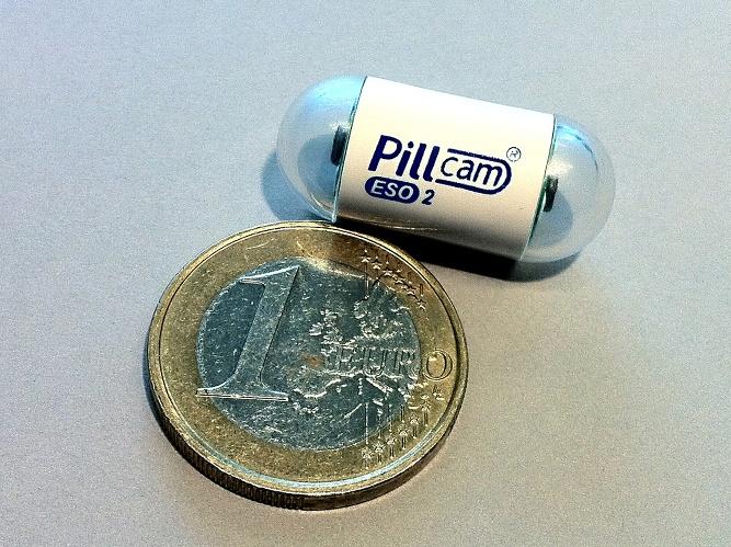 Page 5 of 20 Figure The Pill-Cam ESO2, a wireless capsule endoscope, relative to a one euro coin.