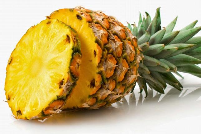 » Puteţi să mestecaţi o bucată de ananas, din conservă sau proaspăt, înainte de masă, pentru a îndepărta gustul neplăcut din gură.