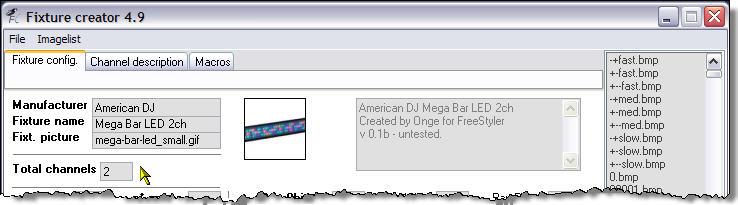 2 Channel American DJ Mega Bar LED OK, the 2 channel version of this fixture could be done in two ways:- 1.