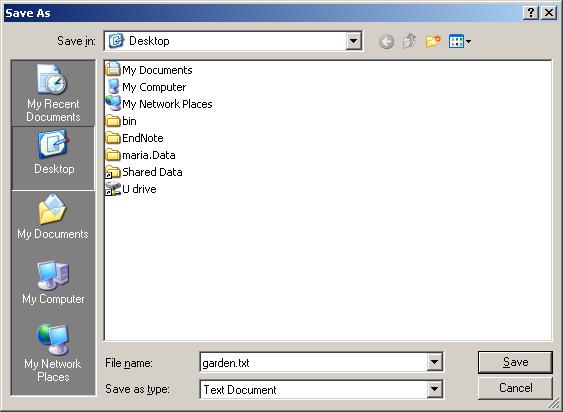 Leave the web browser and return to EndNote Step Two: Import text file into EndNote library k.