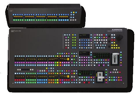 Compact Control Panel (KRR-PNL-200-25-C) Karrera Frame Options K-FRM-100V K-Frame V-series (3 RU) video processing frame with internal power supply includes: V-series Controller module (K-FRM-CTRL-V)