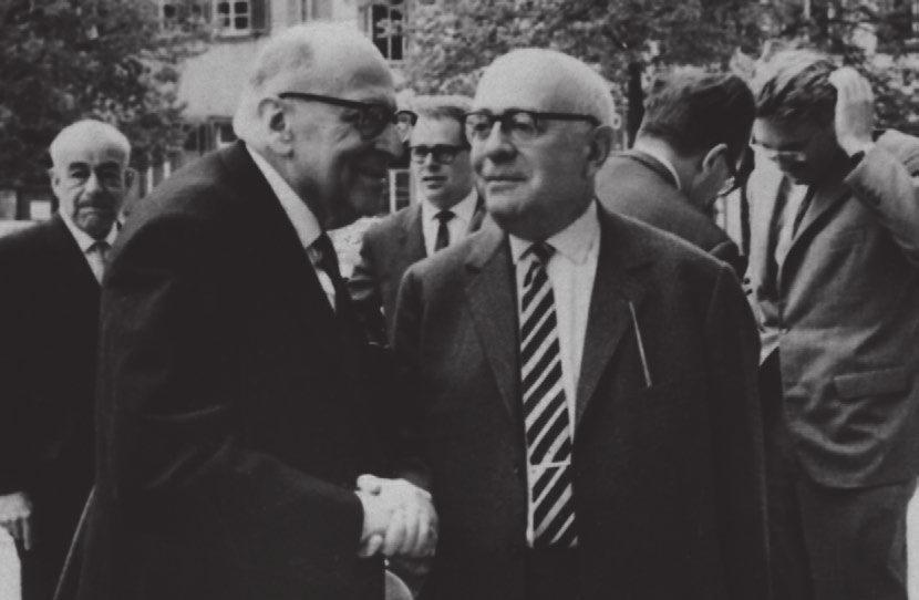 296 I N T E L E K T U A L C I I R A T 19 3 9. 19 4 7. Z b o r n i k r a d o v a s D e s n i č i n i h s u s r e t a 2 0 1 2. Slika 1. Theodor Adorno (desno) i Max Horkheimer (lijevo) 1965.