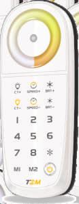 T Series LED Remote Controller ( This manual applies to: T1/T2/T2M/T3/T3M/T3X) T1 T2 T2M T3 T3M T3X Dimming (8