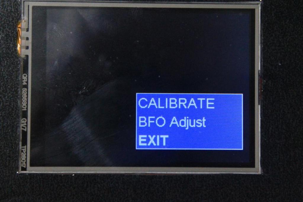 CALIBRATE takes you into the calibration Step 1: Tune Station window where you will select the known accurate frequency (either a station such as WWV or other Time/Frequency standard,