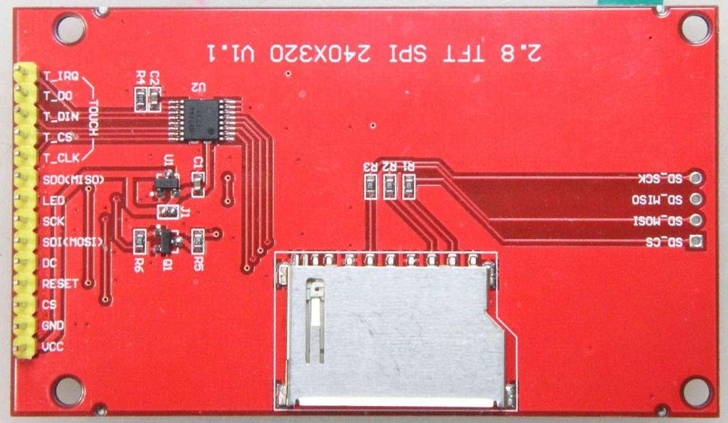 download on the http://www.w0eb.com website in the Files/Documentation section. Photo of the rear of the display showing the 14 pin connection header.