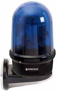 884 Revolving Signal Beacon Greater signal effect particularly in poor conditions thanks to three light beams Low rotation rate Three Fresnel lenses effect light convergence and optimise visibility