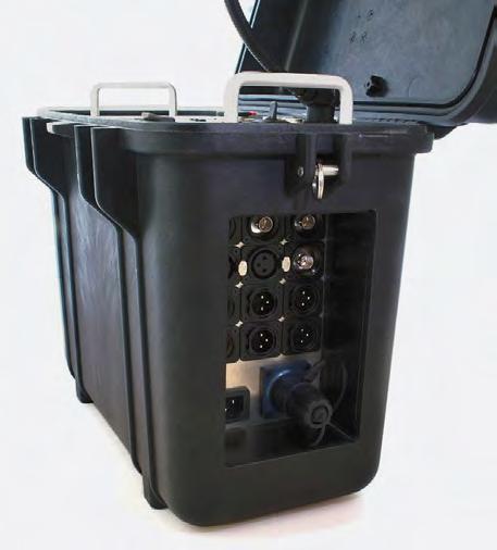 Easily Configured For Your Needs in the Field Pelican 1430 Top Loader Case Modified with side opening for connector bay and Anton/Bauer Battery Gold Mount.