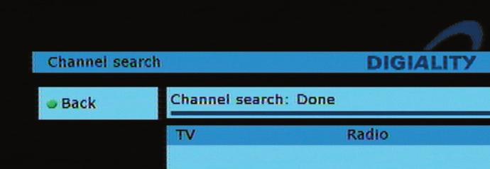 Channels that you do not want in your channel- or favourite lists can be deleted. AUTOMATIC SEARCH: Press MENU. Mark Channels and press OK.
