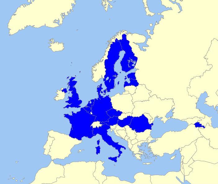 Interactive map of Europe by Phil Archer, based on Madman2001/Wikimedia