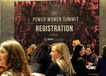 attended the WrapWomen Power Women Summit at the InterContinental, Downtown, Los Angeles; TheWrap CEO and Founder Sharon Waxman with Widows actresses Cynthia Erivo, Elizabeth Debicki and Michelle