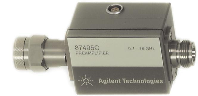 Agilent 8745C 1 MHz to 18 GHz Preamplifier Technical Overview Key Features Rugged, portable design for ease of use in the field Probe-power bias connection eliminates the need for an additional power