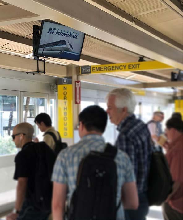 For several years, the monorail management team has been approached by various vendors pitching digital signage technologies.
