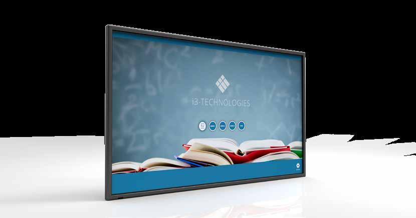 i3touch GET MORE OUT OF COLLABORATION WITH INTERACTIVE TOUCH DISPLAYS The i3touch LCD