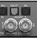 22. Word Clock 22.1 Word Clock Input and Output SteadyClock guarantees an excellent performance in all clock modes.