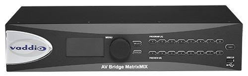 October 25. Included were the PRSU Portable Flat Panel Stand from Chief and the AV Bridge MatrixMIX Multipurpose AV Switcher from Vaddio.