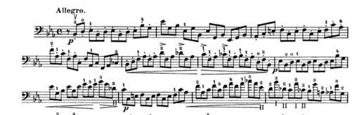 However, although Popper s study might train similar techniques whilst providing respite from monotonously practising the Beethoven excerpt, I do not consider it completely relatable.