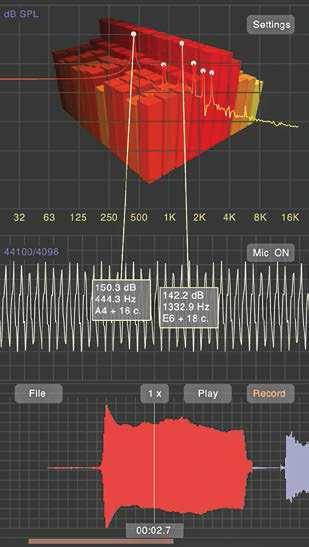 28 Spectral Sounds FIG.1 Screenshot: ianalyzer Lite FIG.