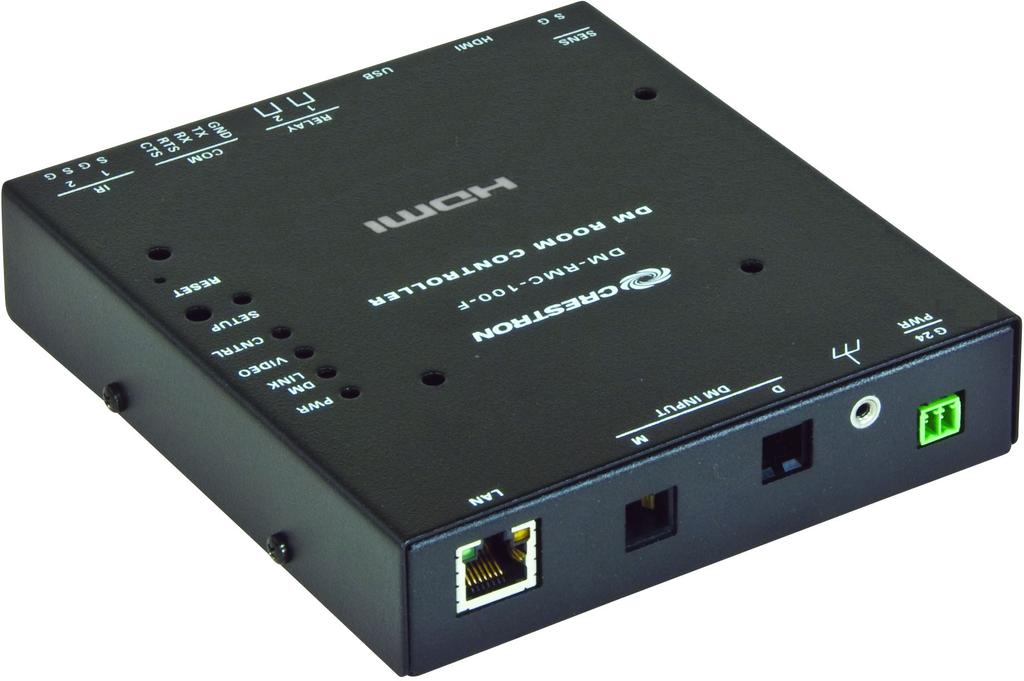 Crestron DM-RMC-100-F DigitalMedia Room Controller, Fiber DM-RMC-100-F Physical View (Top