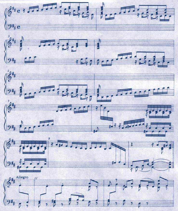 MUZIKOLOŠKI ZBORNIK MUSICOLOGICAL ANNUAL XLIII/2 Johann Sebastian Bach Toccata D-Dur für Cembalo (BWV 912) Weimar 1710 (?