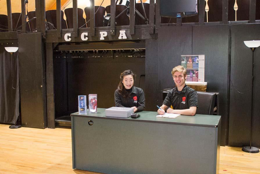 The Canadian College of Performing Arts Inside, you ll be greeted by someone at our box office.