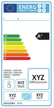 bear an energy label, even if sold only in boxes (unless there is an unboxed TV
