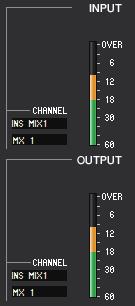 3 4 3 Input patch Click the CHANNEL field, and choose one of the following as the signal route that will be patched to the input channel(s) of the currently selected GEQ module.