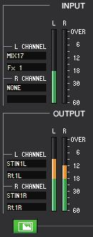 NOTE If the Channel Select/Sends On Fader checkbox in the System Setup dialog box is not checked, the [CUE] button will be hidden in the screen.