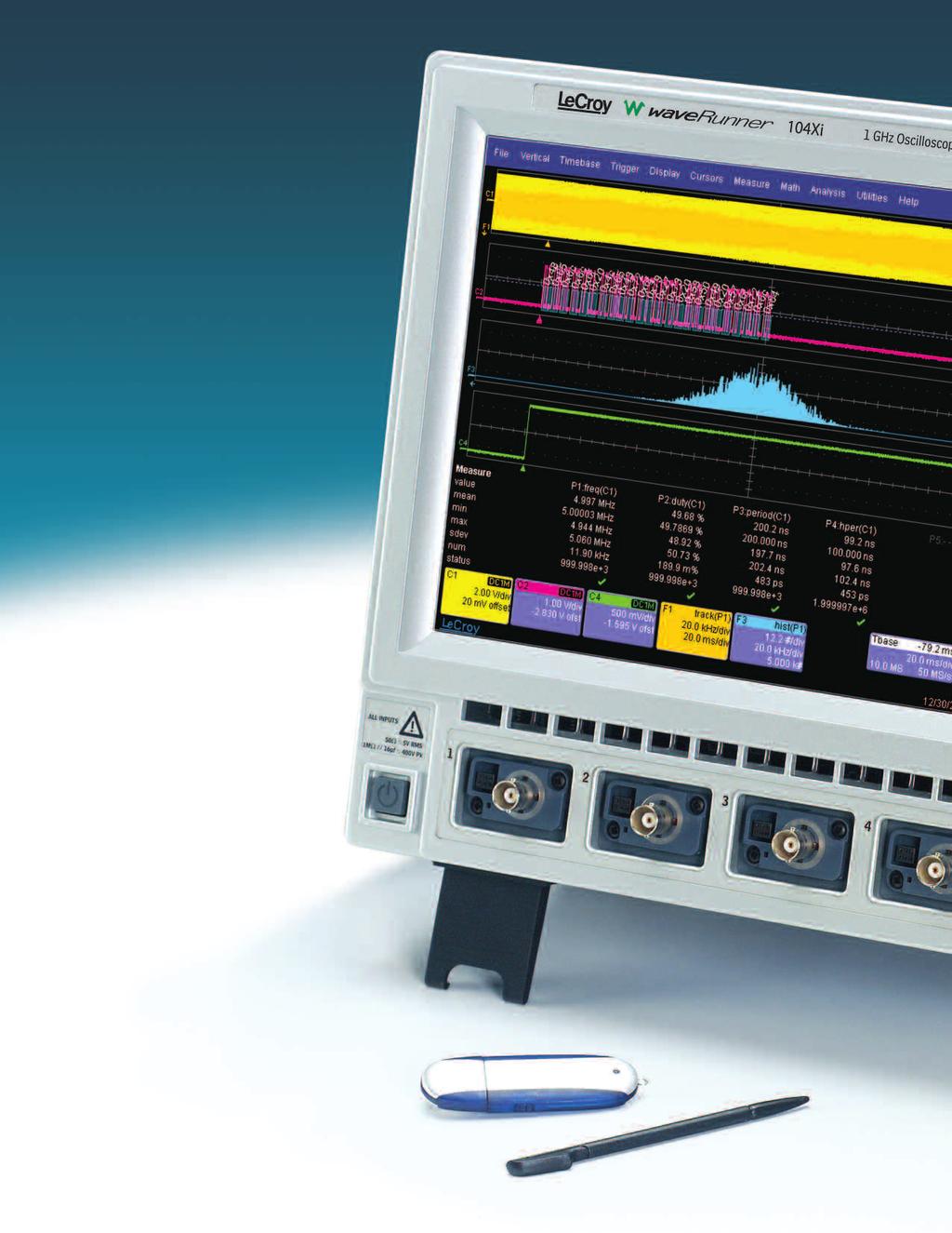 Outstanding Capabilities for Everyday Testing 8 LeCroy s out-of-the-box thinking about oscilloscopes provides a great form factor and no compromises.