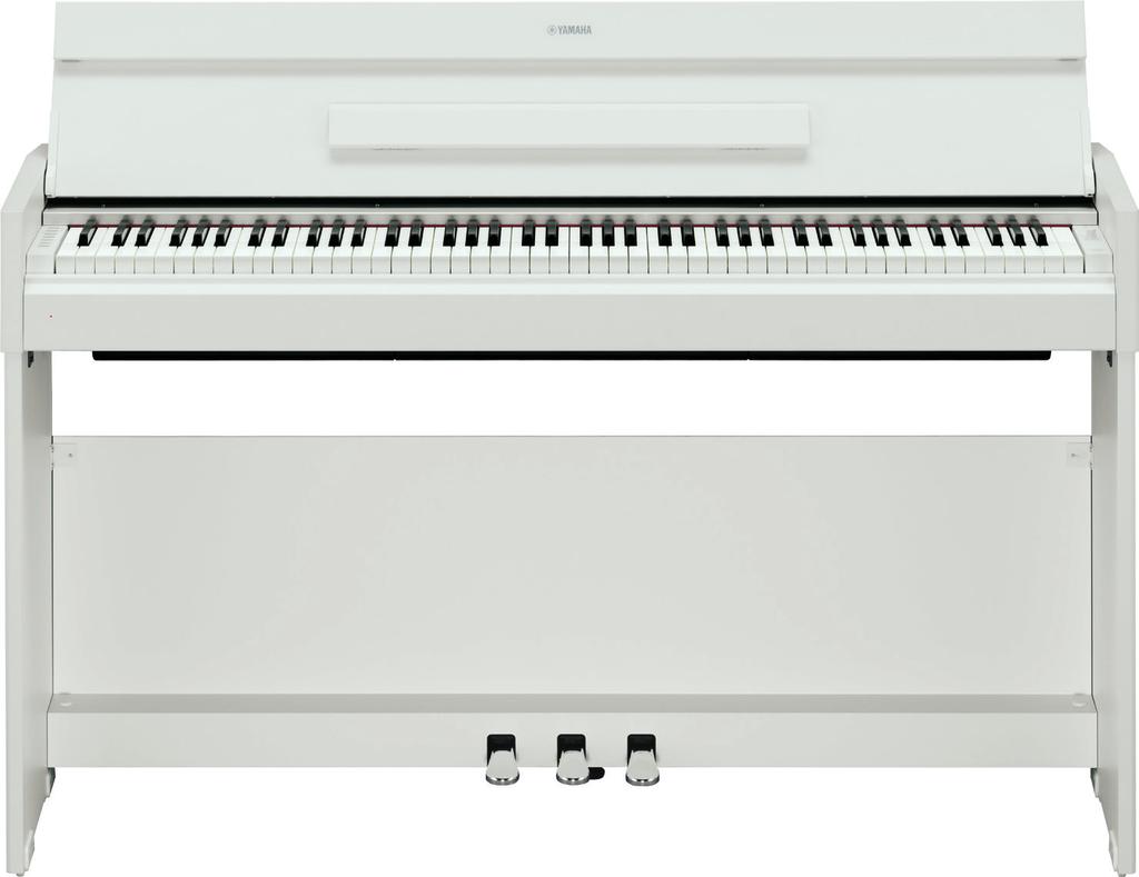 In order to achieve this excellent sound, this ARIUS Series digital piano uses the perfectly sampled tone of an acoustic concert grand piano.