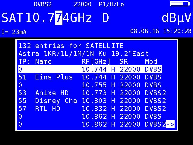 120 Chapter 16 - SCAN Support for Finding Satellites 16.