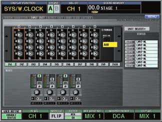 This can be a great time-saver, for example, in situations in which you need to check your input and output setup but the rack is located a long distance from the console.