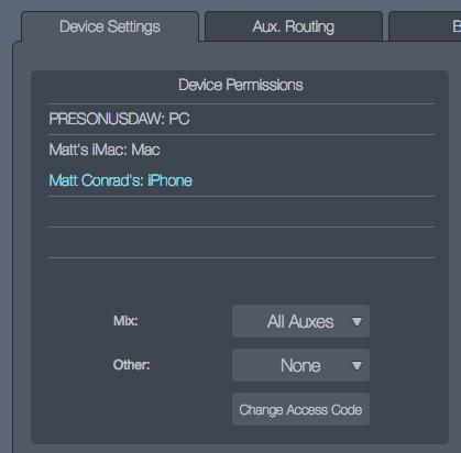 3 Networking the RML-series Mixer 3.9 Setting Permissions 3.