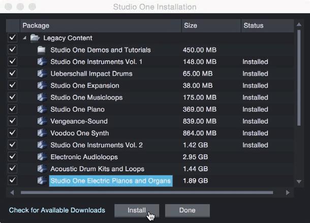 Authorizing Studio One Windows users: Launch the Studio One Artist installer and follow the onscreen instructions.