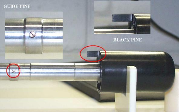 Inserting the Sample Holder into TEM Column 5 1. To insert the SH align the guide pin with the notch on the goniometer, located at 9 o clock. Insert the SH. 2.