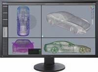 Multiple windows can be It also offers multi-monitor matching which allows adjustments to easily aligned and dropped into the partitioned areas in single- or be applied to all FlexScan monitors